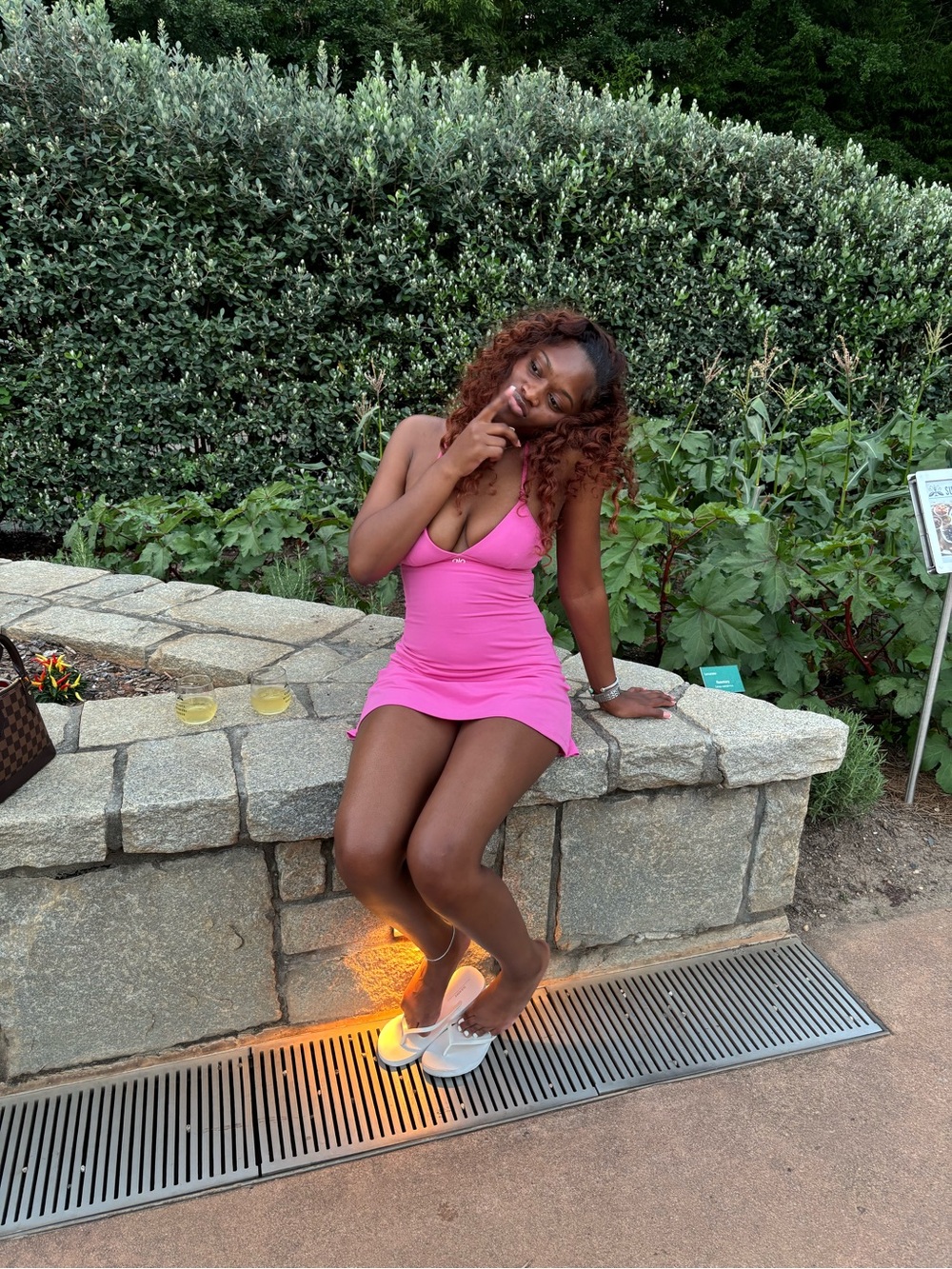 ALO Yoga Pink Mini Dress